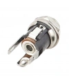 IC-258A DC Jak Üstten Somunlu 2.1mm Ø8mm