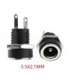 IC-258B 2.1mm DC Somunlu Korumalı Jak 8mm