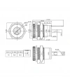 IC-258D DC Jak 2.1mm Metal Ø12mm