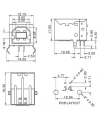 IC-262 USB 2.0 B Konnektör 90C Dişi (USB Type-B Connector)