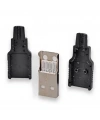 IC-264A USB A Tip Seyyar Kapaklı Erkek USB Soketi