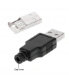 IC-264A USB A Tip Seyyar Kapaklı Erkek USB Soketi
