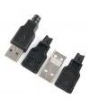 IC-264A USB A Tip Seyyar Kapaklı Erkek USB Soketi