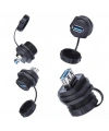 IC-265W Su Geçirmez Şase Pano Tip USB 3.0 Adaptör