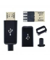 IC-266A-5 Erkek Micro USB Konnektör Seti Şarj Kablo Soketi