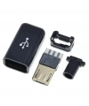 IC-266A-5 Erkek Micro USB Konnektör Seti Şarj Kablo Soketi