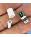IC-266B-2 Erkek iphone Lightning Şarj Soketi Kablo Tipi Konnektör Seti