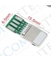 IC-266B-2 Erkek iphone Lightning Şarj Soketi Kablo Tipi Konnektör Seti