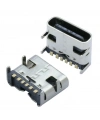 IC-266B-3 Dişi Type-C Soket USB-C Konnektör Şase 6 Pin