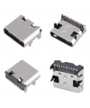 IC-266B-4 Dişi Type-C Soket USB-C Konnektör Şase 16 Pin