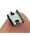 IC-266B-4 Dişi Type-C Soket USB-C Konnektör Şase 16 Pin