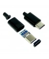 IC-266B1 Kapaklı Type-C Erkek Soket Type-C Konnektör
