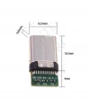 IC-266B1 Kapaklı Type-C Erkek Soket Type-C Konnektör