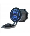 IC-266C-1 Pano Tip İkili USB 4.2A Mavi Ledli Soket