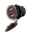 IC-266D Pano Tipi Voltmetreli 2li USB