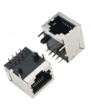 IC-266H-5 RJ45 Şase PCB Ucu 90° RJ45 Konektör