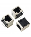 IC-266H-5 RJ45 Şase PCB Ucu 90° RJ45 Konektör