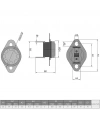 IC-269 NK 95°C Bi Metal Termostat Kontak Plastik