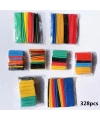 Isı İle Daralan Shrink Boru Makaron Kablo Yalıtım Set 328 Parça