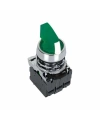 ISM-BK133M5 220V Metal Yeşil Işıklı Mandal Buton 1-0-2