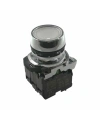 ISM-BW31M5 220V Işıklı Yaylı Metal Buton - Beyaz
