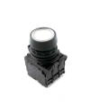 ISP-AW31B5 24V Led Işıklı Yaylı Buton - Beyaz