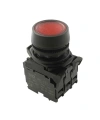 ISP-AW34M5 220V Led Işıklı Yaylı Buton - Kırmızı