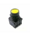 ISP-AW35B5 24V Led Işıklı Yaylı Buton - Sarı
