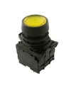 ISP-AW35M5 220V Led Işıklı Yaylı Buton - Sarı