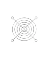 ITEL-09 Fan Koruma Teli 90x90mm