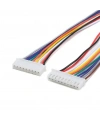 JST-XH 2.54mm 10 Pin 26AWG 20cm Tek Damarlı Dişi Bağlantı Kablosu