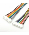 JST-XH 2.54mm 9 Pin 26AWG 20cm Tek Damarlı Dişi Bağlantı Kablosu