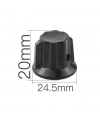 K18-B 6mm Potansiyometre Başlığı - 25x20mm