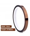 Kapton Bant 10mmx33m Yüksek Isıya Dayanıklı Yanmaz Bant