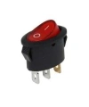 KCD1-3 Oval Işıklı On/Off Anahtar 3 Pin