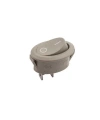 KCD1-3 Oval On/Off Anahtar 2 Pin Gri