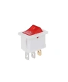 KCD1 Beyaz Kırmızı Işıklı On/Off Anahtar 3 Pin