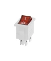KCD1 Beyaz Kırmızı Işıklı On/Off Anahtar 4 Pin