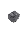 KCD2-502 İkili ON-OFF-ON Switch 5 Pin - Siyah