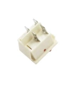 KCD4 Işıksız On/Off Anahtar 4 Pin - Beyaz