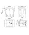 KCD4 ON-OFF-ON Anahtar 6-Pin