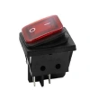 KCD4 Su Geçirmez 30A Kırmızı Led Işıklı ON-OFF Anahtar 4 Pin