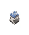 KD2-21 19mm Işıklı Anahtarlı Push Buton - Yeşil