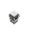 KD2-22 19mm Işıklı Yaylı Push Buton - Beyaz