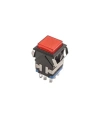 KD2-22 19mm Işıklı Yaylı Push Buton - Kırmızı