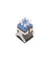 KD2-22 19mm Işıklı Yaylı Push Buton - Kırmızı