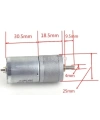 KGA25 24V 970Rpm 25mm Redüktörlü ve Encoderli Dc Motor