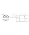 KGB37 12V 120Rpm 37mm Redüktörlü Eksantrik Dc Motor