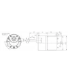 KGB37 12V 700Rpm 37mm Redüktörlü Eksantrik Dc Motor