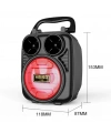 KIMISO SD/USB/FM Bluetooth RGB Işıklı Müzik Kutusu Hoparlör DM-109